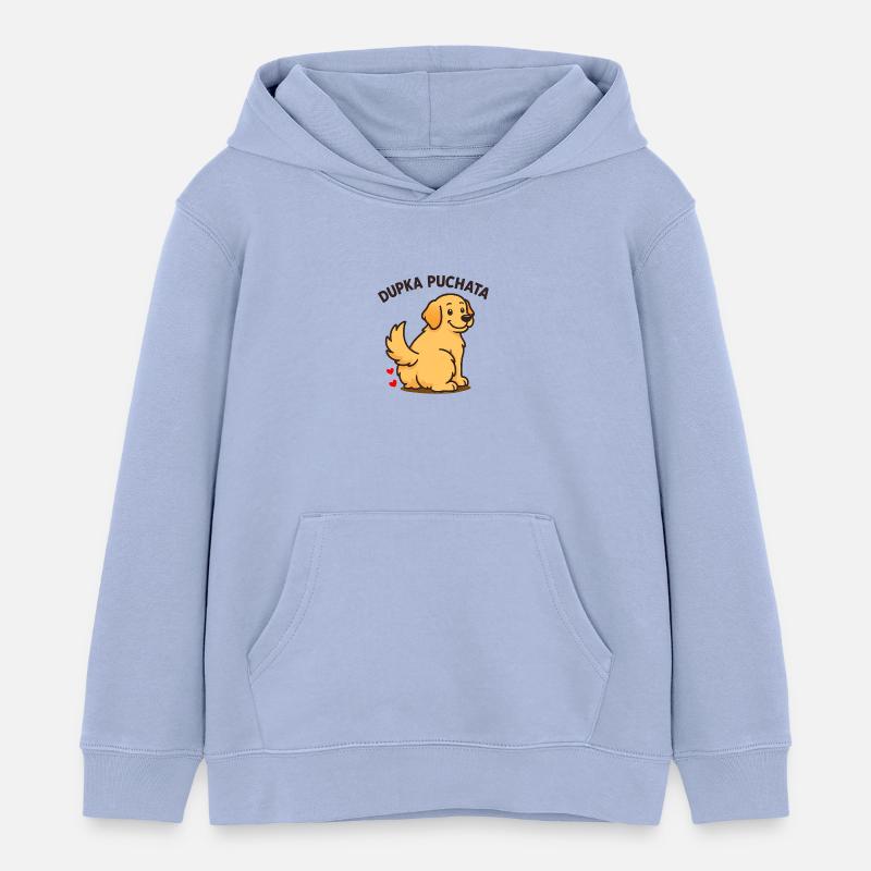 FLUFFY - chien mignon - Sweat à capuche enfant bio Stanley/Stella - ciel