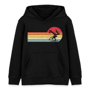 Breakdance - Kinder Organic Hoodie Mini Cruiser von Stanley/Stella - Schwarz - Vorne - AI Model Kid Male (0cm)