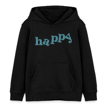 HAPPY - Kinder Organic Hoodie Mini Cruiser von Stanley/Stella - Schwarz - Vorne - AI Model Kid Male (0cm)