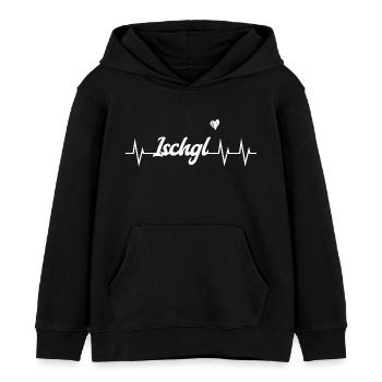 Ischgl Heartbeat – Ski & Beats - Kinder Organic Hoodie Mini Cruiser von Stanley/Stella - Schwarz - Vorne - AI Model Kid Male (0cm)