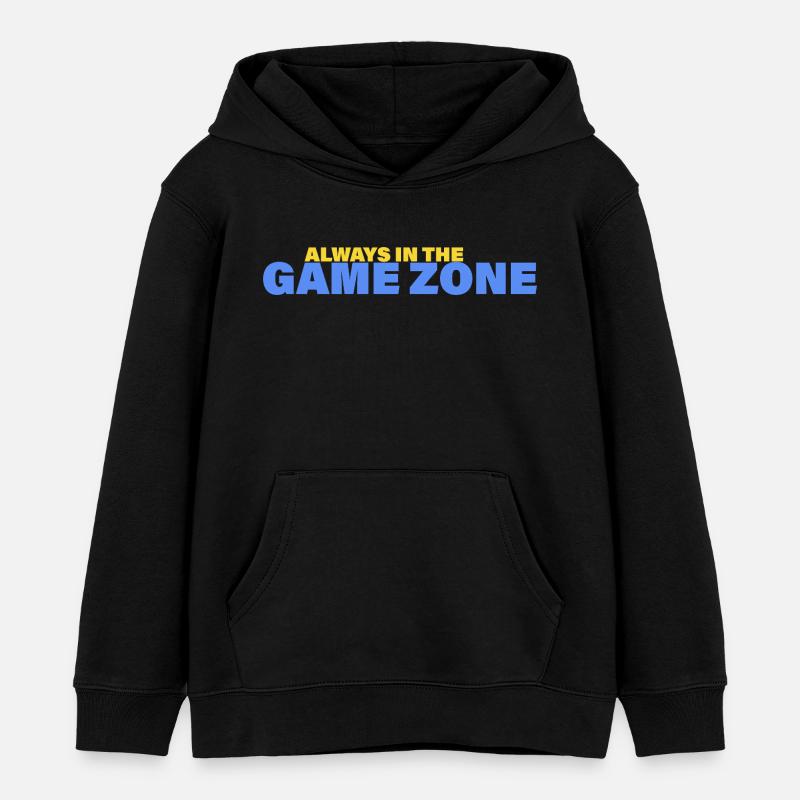 ZONE DE JEU - Sweat à capuche enfant bio Stanley/Stella - noir