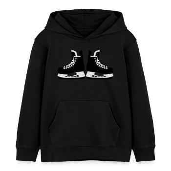 Schlittschuhe - Kinder Organic Hoodie Mini Cruiser von Stanley/Stella - Schwarz - Vorne - AI Model Kid Male (0cm)