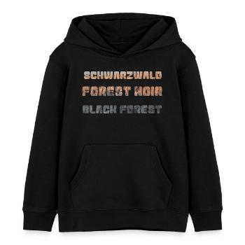 Schwarzwald - Kinder Organic Hoodie Mini Cruiser von Stanley/Stella - Schwarz - Vorne - AI Model Kid Male (0cm)