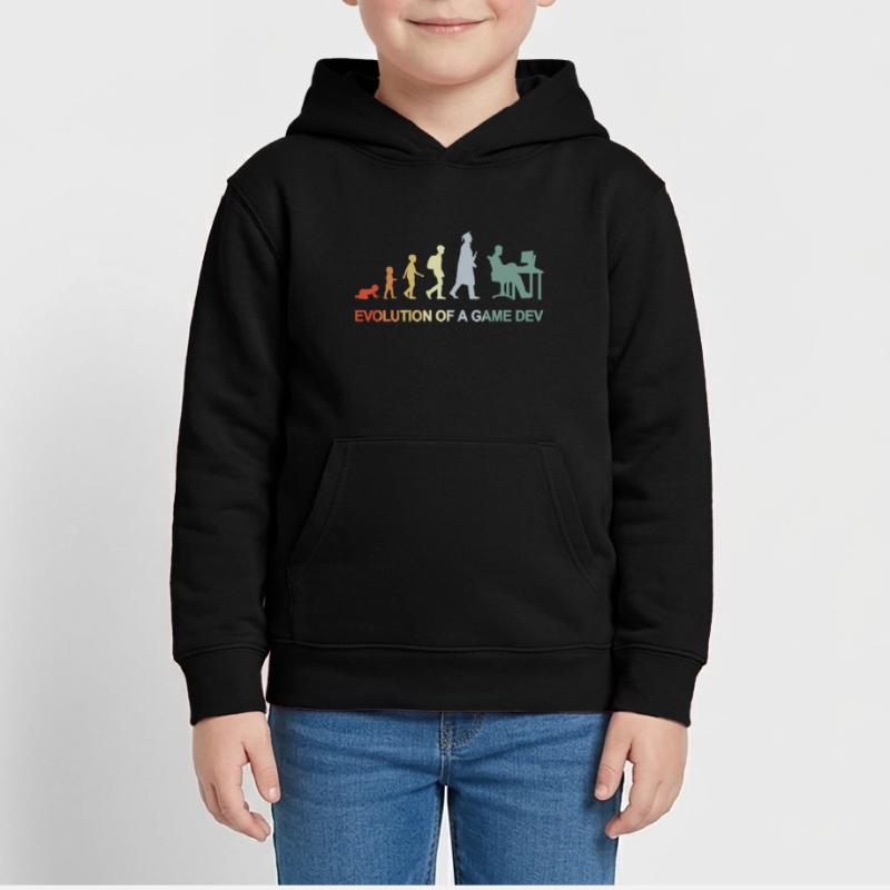 Game Dev Evolution Kinder Organic Hoodie Mini Cruiser von Stanley/Stella