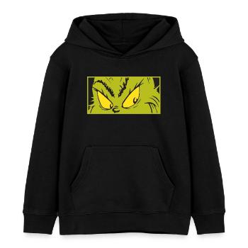 Der Grinch Auschnitt Seines Blickes - Kinder Organic Hoodie Mini Cruiser von Stanley/Stella - Schwarz - Vorne - AI Model Kid Male (0cm)