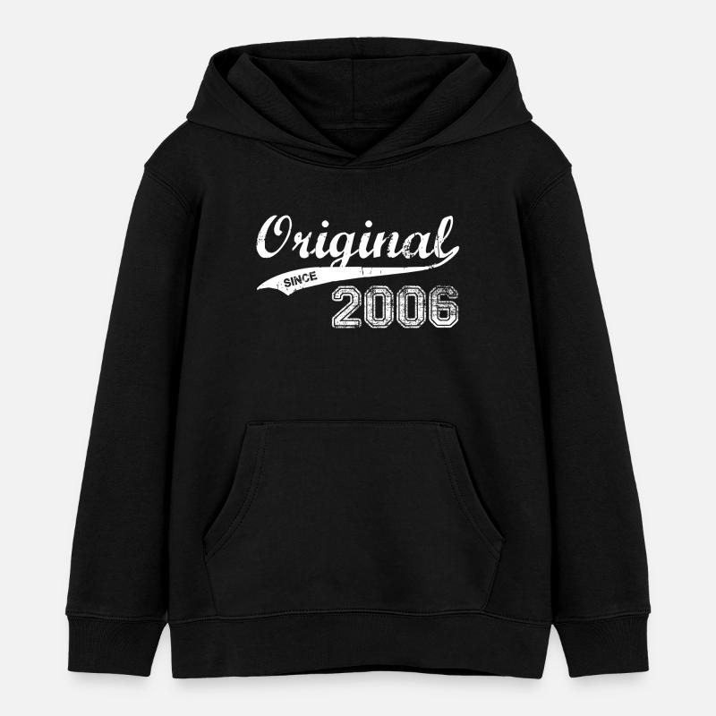2006 - Kinder Organic Hoodie Mini Cruiser von Stanley/Stella - Schwarz