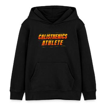 Calisthenics Athlete Motiv - Kinder Organic Hoodie Mini Cruiser von Stanley/Stella - Schwarz - Vorne - AI Model Kid Male (0cm)