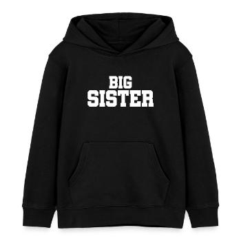 Storasyster - Storasyster - Syskon - Hoodie barn ekologisk Stanley/Stella - svart - Fram - AI Model Kid Male (0cm)