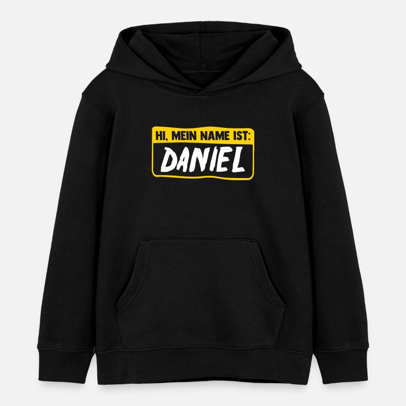 Daniel - Sweat à capuche enfant bio Stanley/Stella - noir