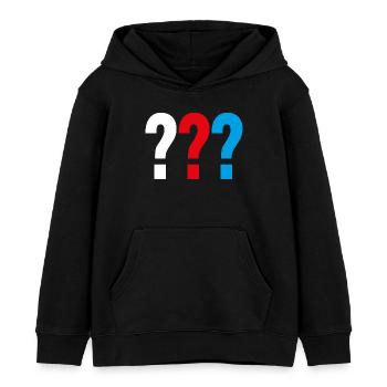 Die Drei ??? Logo - Kinder Organic Hoodie Mini Cruiser von Stanley/Stella - Schwarz - Vorne - AI Model Kid Male (0cm)
