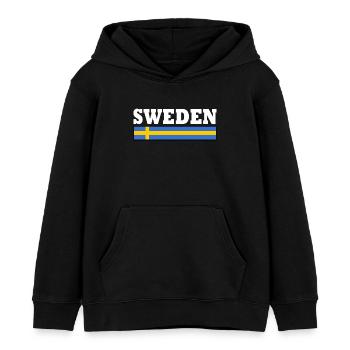 Schweden - Kinder Organic Hoodie Mini Cruiser von Stanley/Stella - Schwarz - Vorne - AI Model Kid Male (0cm)