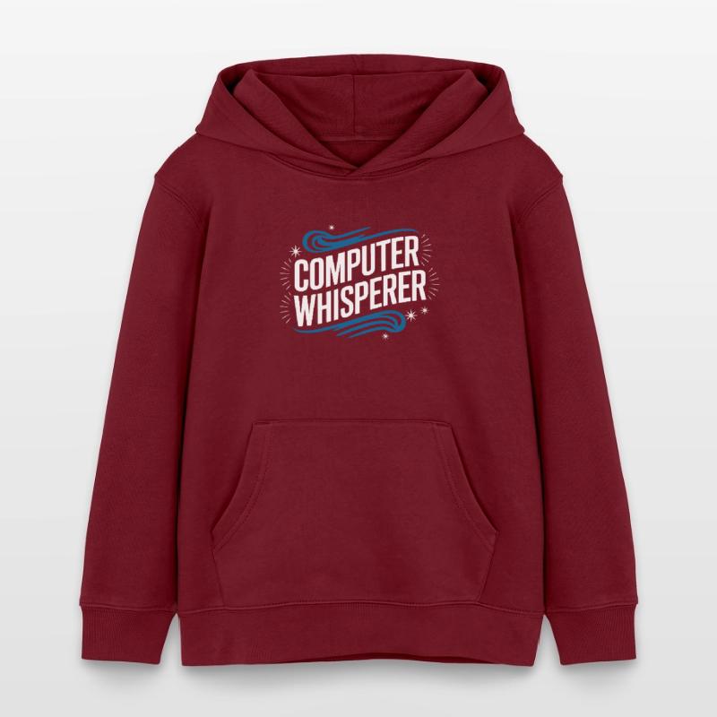 Technischer Support Computerfreak Nerd Kinder Organic Hoodie Mini Cruiser von Stanley/Stella