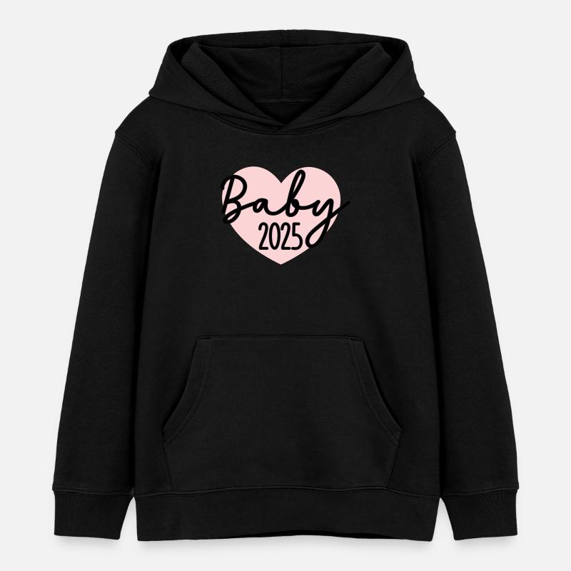 Bébé - Sweat à capuche enfant bio Stanley/Stella - noir