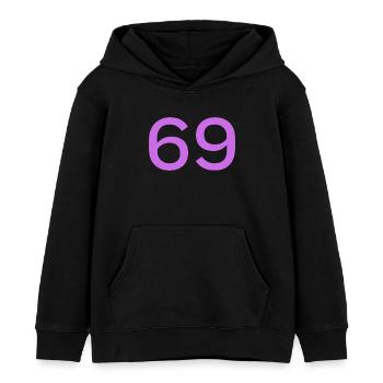 69 - Sweat à capuche enfant bio Stanley/Stella - noir - Devant - AI Model Kid Male (0cm)