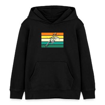 Wędkarstwo wędkarskie - Bluza z kapturem dziecięca bio Stanley/Stella - czarny - Przód - AI Model Kid Male (0cm)