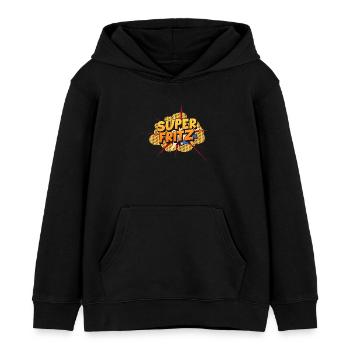 Fritz - Kinder Organic Hoodie Mini Cruiser von Stanley/Stella - Schwarz - Vorne - AI Model Kid Male (0cm)