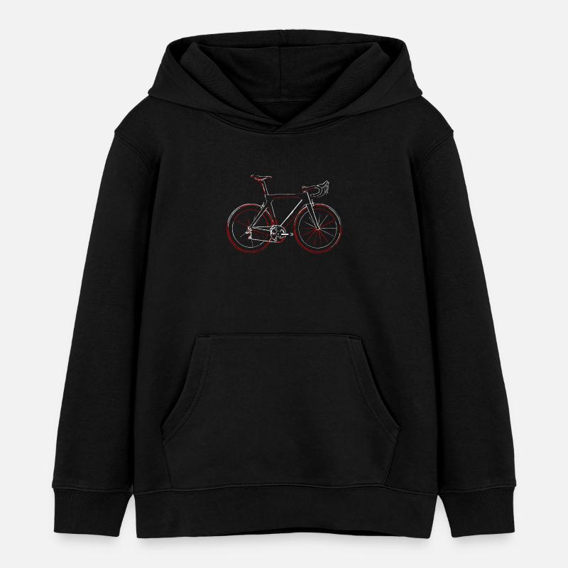 Gravier - Sweat à capuche enfant bio Stanley/Stella - noir