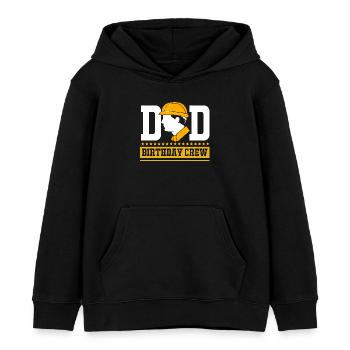 Baustelle Kindergeburtstag - Kinder Organic Hoodie Mini Cruiser von Stanley/Stella - Schwarz - Vorne - AI Model Kid Male (0cm)