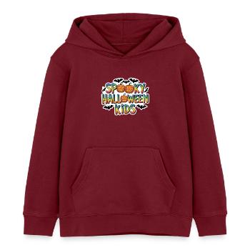 Spooky Halloween Kids - Kinder Organic Hoodie Mini Cruiser von Stanley/Stella - Burgunderrot - Vorne - AI Model Kid Female (0cm)