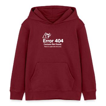Erreur 404 Costume non trouvé - Sweat à capuche enfant bio Stanley/Stella - bordeaux - Devant - AI Model Kid Female (0cm)