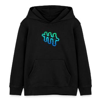 Baby-foot garçons Enfants de football de table - Sweat à capuche enfant bio Stanley/Stella - noir - Devant - AI Model Kid Male (0cm)