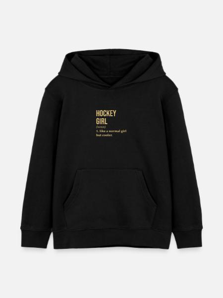 Hockey Hockey Hockey - Kinder Organic Hoodie Mini Cruiser von Stanley/Stella - Schwarz