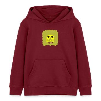 Titan - Kinder Organic Hoodie Mini Cruiser von Stanley/Stella - Burgunderrot - Vorne - AI Model Kid Female (0cm)