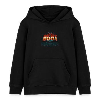 Beat Maker - Sweat à capuche enfant bio Stanley/Stella - noir - Devant - AI Model Kid Male (0cm)