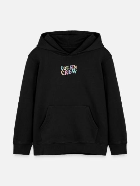 Cousin Crew - Kinder Organic Hoodie Mini Cruiser von Stanley/Stella - Schwarz