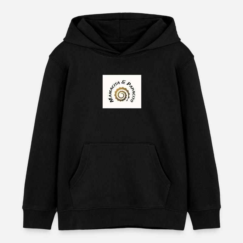 Logo M&P - Sweat à capuche enfant bio Stanley/Stella - noir
