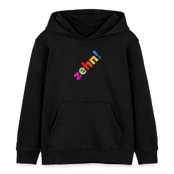 ZEHN 10 JAHRE 10. GEBURTSTAG - Kinder Organic Hoodie Mini Cruiser von Stanley/Stella - Schwarz - Vorne - AI Model Kid Male (0cm)
