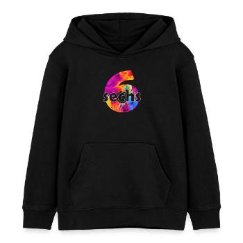 SECHS 6 JAHRE JUNGE 6. GEBURTSTAG - Kinder Organic Hoodie Mini Cruiser von Stanley/Stella - Schwarz - Vorne - AI Model Kid Male (0cm)