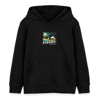 Benagil Höhle Algarve bunte Illustration - Kinder Organic Hoodie Mini Cruiser von Stanley/Stella - Schwarz - Vorne - AI Model Kid Male (0cm)
