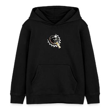 Ping-pong - Sweat à capuche enfant bio Stanley/Stella - noir - Devant - AI Model Kid Male (0cm)