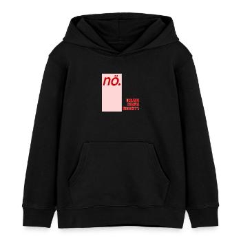 Ablehung Schnippisch Nein - Kinder Organic Hoodie Mini Cruiser von Stanley/Stella - Schwarz - Vorne - AI Model Kid Male (0cm)