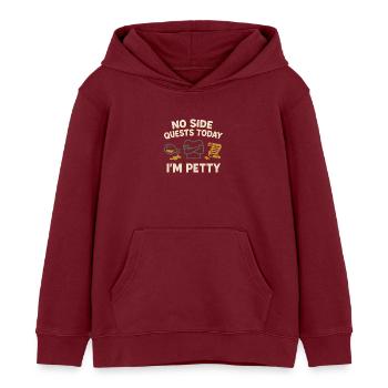 Booktok Fantasy Bookish Humor Geschenk Für - Kinder Organic Hoodie Mini Cruiser von Stanley/Stella - Burgunderrot - Vorne - AI Model Kid Female (0cm)