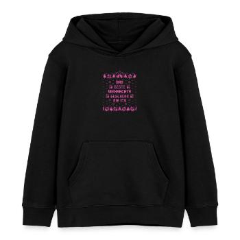 Das beste Weihnachtsgeschenk bin ich - Weihnachten - Kinder Organic Hoodie Mini Cruiser von Stanley/Stella - Schwarz - Vorne - AI Model Kid Male (0cm)