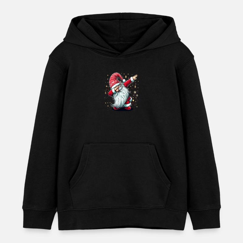 Dabbing Weihnachtsmann Dab Nikolaus - Kinder Organic Hoodie Mini Cruiser von Stanley/Stella - Schwarz
