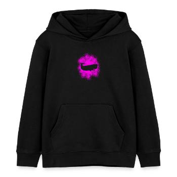 Pottwal Ocean Schützer - Kinder Organic Hoodie Mini Cruiser von Stanley/Stella - Schwarz - Vorne - AI Model Kid Male (0cm)