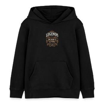2021 Oktober Geboren Geburtstag Geburtsjahr - Kinder Organic Hoodie Mini Cruiser von Stanley/Stella - Schwarz - Vorne - AI Model Kid Male (0cm)
