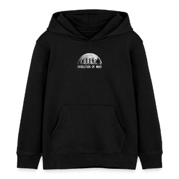 Schlagzeug Drums Drumstick Drummer Musik Band Rock - Kinder Organic Hoodie Mini Cruiser von Stanley/Stella - Schwarz - Vorne - AI Model Kid Male (0cm)
