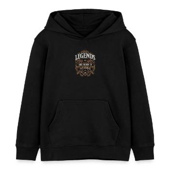 1989 Novembre Naissance Anniversaire Année de naissance - Sweat à capuche enfant bio Stanley/Stella - noir - Devant - AI Model Kid Male (0cm)