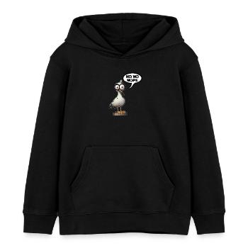 Sei Möwe nein - Kinder Organic Hoodie Mini Cruiser von Stanley/Stella - Schwarz - Vorne - AI Model Kid Male (0cm)