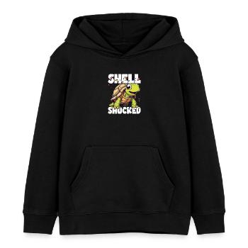 CHOQUÉ ET ADORÉ - Sweat à capuche enfant bio Stanley/Stella - noir - Devant - AI Model Kid Male (0cm)