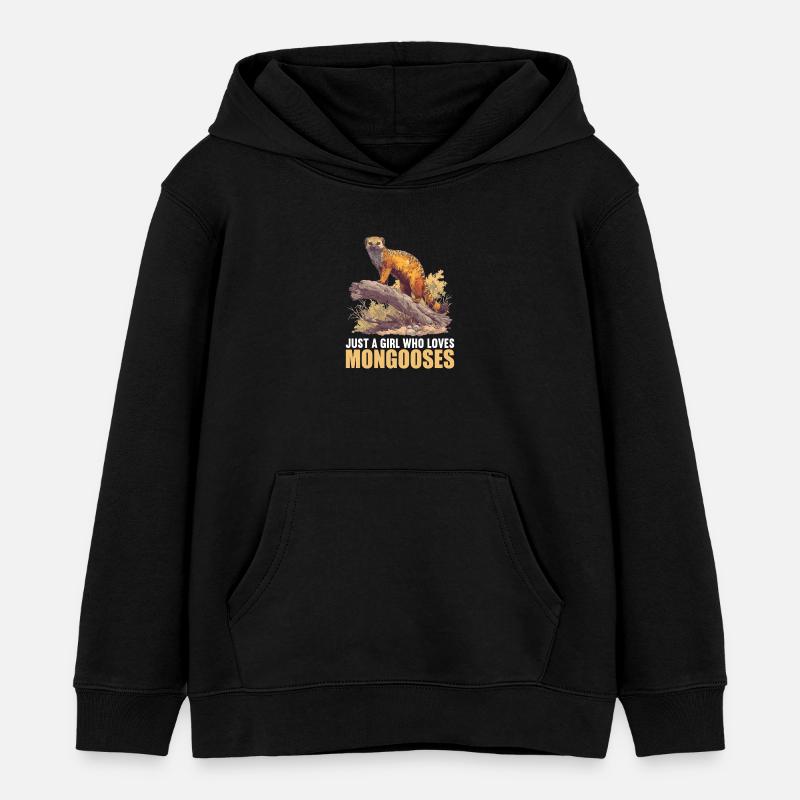 Mungos Mungo - Kinder Organic Hoodie Mini Cruiser von Stanley/Stella - Schwarz