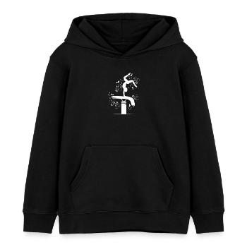 Kunstturner Kunstturnen Sprungpferd Sprungtisch - Kinder Organic Hoodie Mini Cruiser von Stanley/Stella - Schwarz - Vorne - AI Model Kid Male (0cm)
