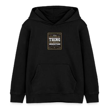 Gastro-entérologie - Sweat à capuche enfant bio Stanley/Stella - noir - Devant - AI Model Kid Male (0cm)