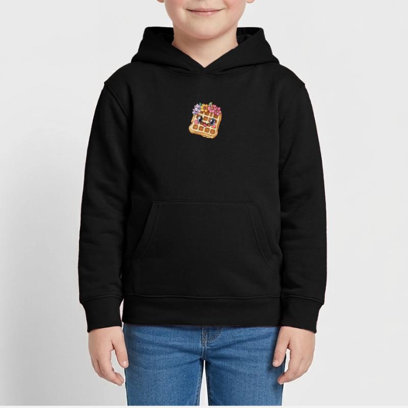 Gaufre aux fleurs Sweat à capuche enfant bio Stanley/Stella