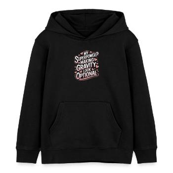 Turnen Turner Gymnastik - Kinder Organic Hoodie Mini Cruiser von Stanley/Stella - Schwarz - Vorne - AI Model Kid Male (0cm)