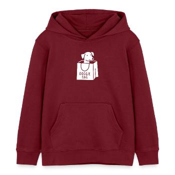 Doggie Bag - Sweat à capuche enfant bio Stanley/Stella - bordeaux - Devant - AI Model Kid Female (0cm)